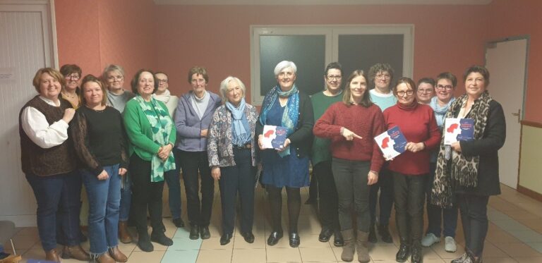 Présentation du guide de la candidate avec Elles aussi Hauts de France, le 30 janvier à Lignières en Vimeu